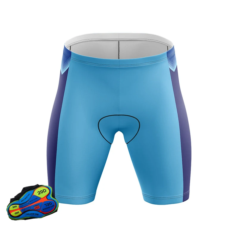 

Профессиональные командные 20D велосипедные шорты с гелевыми вставками, мужские велосипедные короткие брюки, противоударные велосипедные б...