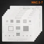 Трафарет для реболлинга BGA MAC 1-7 для чипов Macbook NAND Cpu A1707 A1707 2015 2016 2017