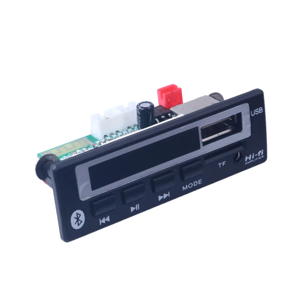 Автомобильный Bluetooth MP3 WMA USB SD FM AUX декодер плата универсальная для автомобиля