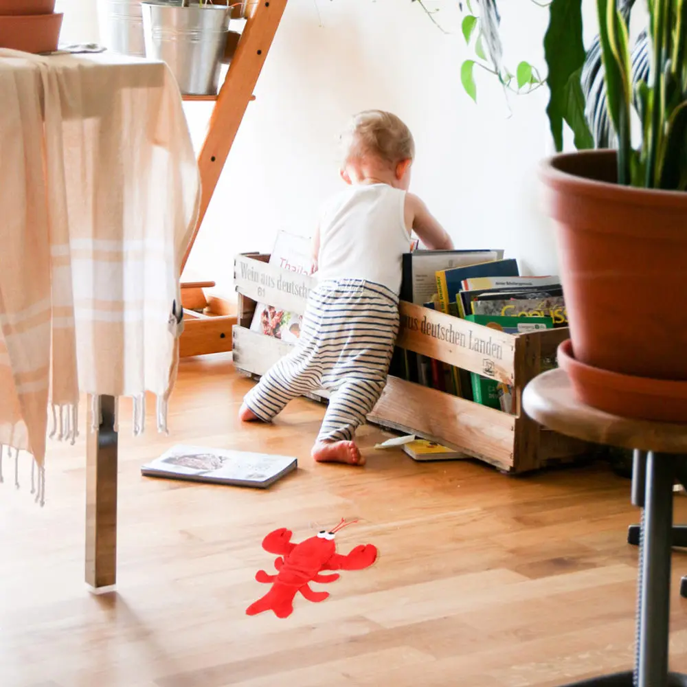 

1Pc Adorable Crayfish Plush Plaything Pendant Creative Bag Pendant