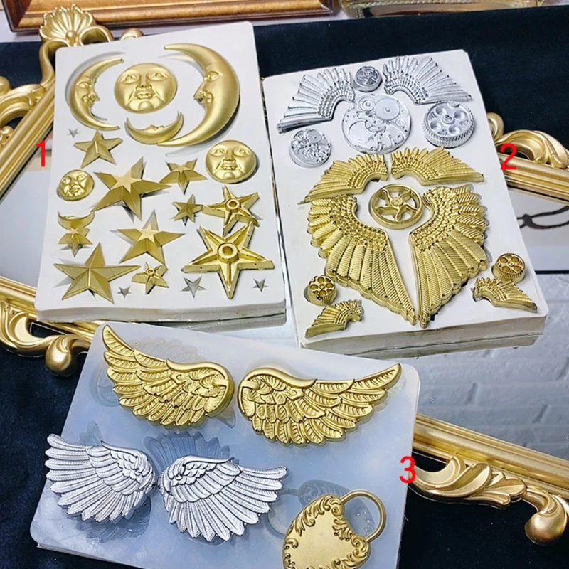 

С украшением в виде кристаллов эпоксидная смола, форма с изображением луны и звезд, уход за кожей лица толстовка с капюшоном, надписью «Angel» ...