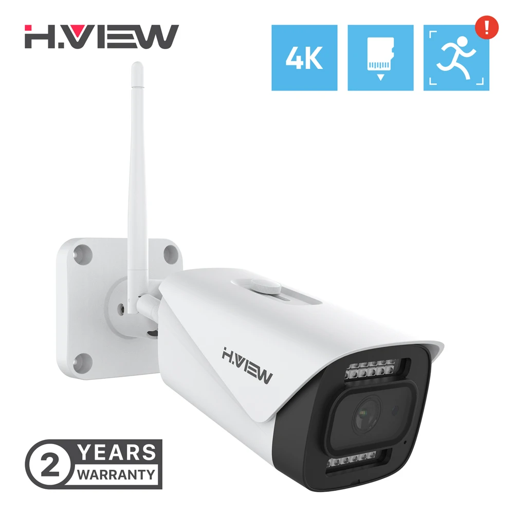 Ip камера видеонаблюдения H.View 8 Мп 4K Wi Fi слот для Sd карты|Камеры видеонаблюдения| |