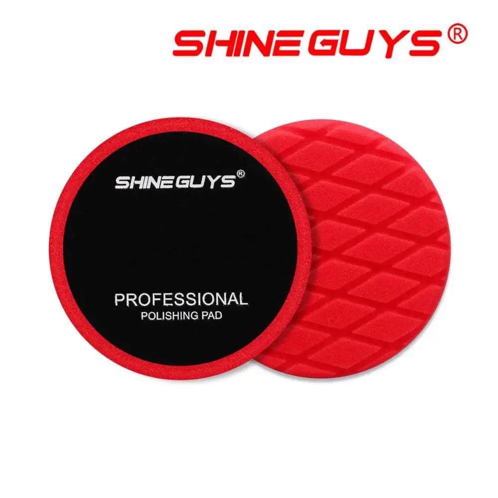 

(Bulk Sales 1) Shine Guys 5.5Inch (135mm) Light/Medium/Heavy Cut Polishing Pad& Buffing Pads for 5"(125mm) RO/DA/GA Car Polisher