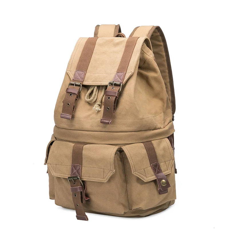 Shoulder outdoor travel bag SLR camera casual photography canvas digital backpack |