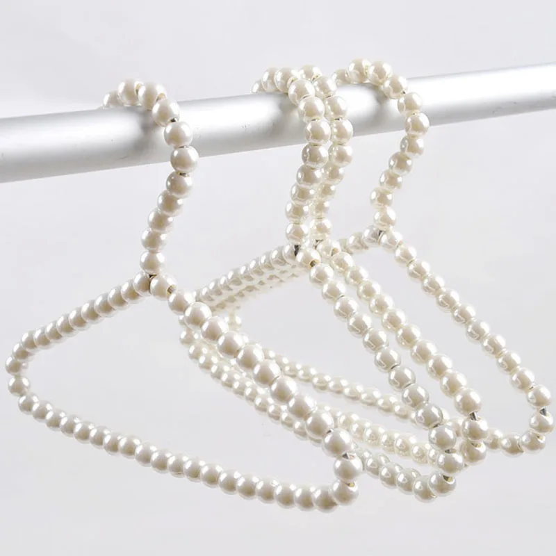 Жемчужные вешалки для домашних питомцев маленькая тканевая вешалка одежды с