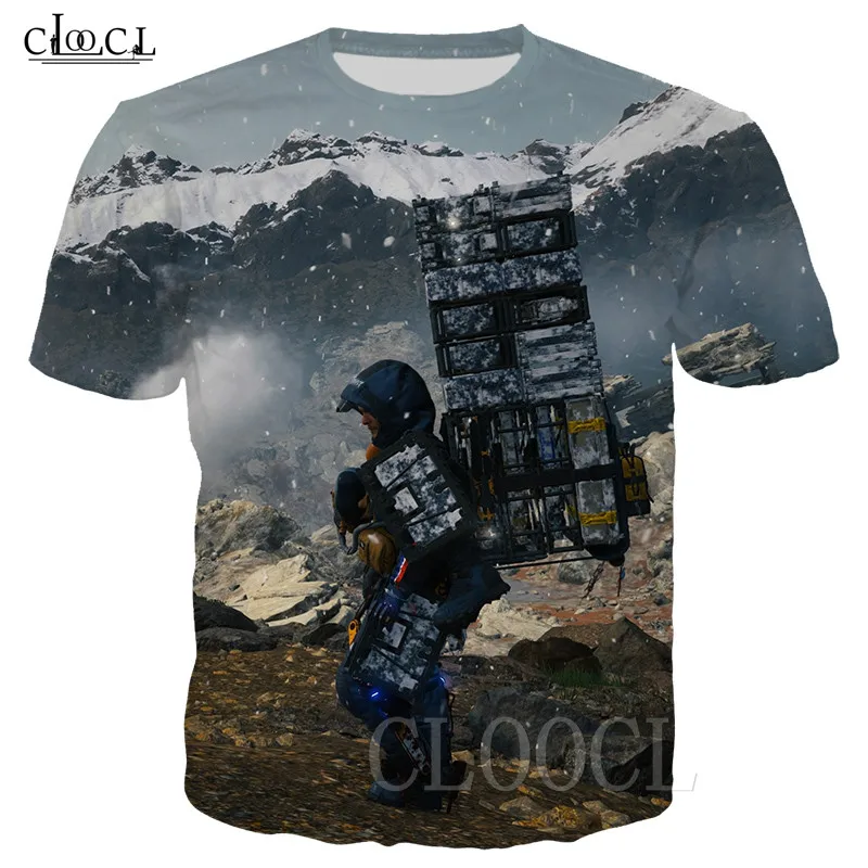Death Stranding Sam футболка женская и мужская одежда 3D принт Повседневная уличная игра