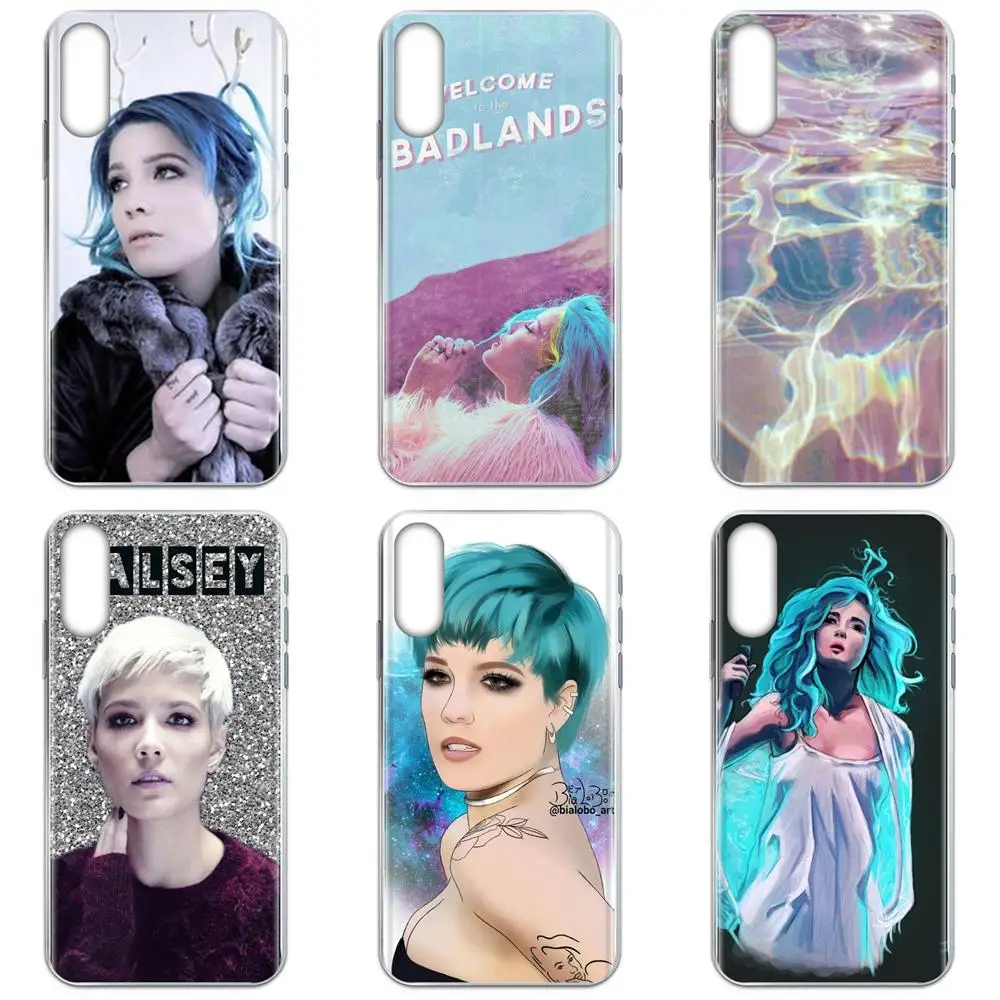 Певец девушка Badlands Halsey цвета текст для Galaxy J1 J2 J3 J330 J4 J5 J6 J7 J730 J8 2015 2016 2017 2018 mini Pro