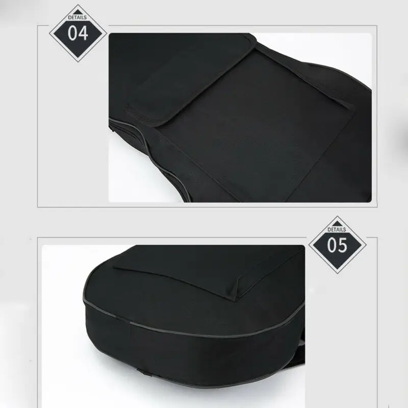 Мягкий водонепроницаемый черный однотонный рюкзак с двумя ремешками под