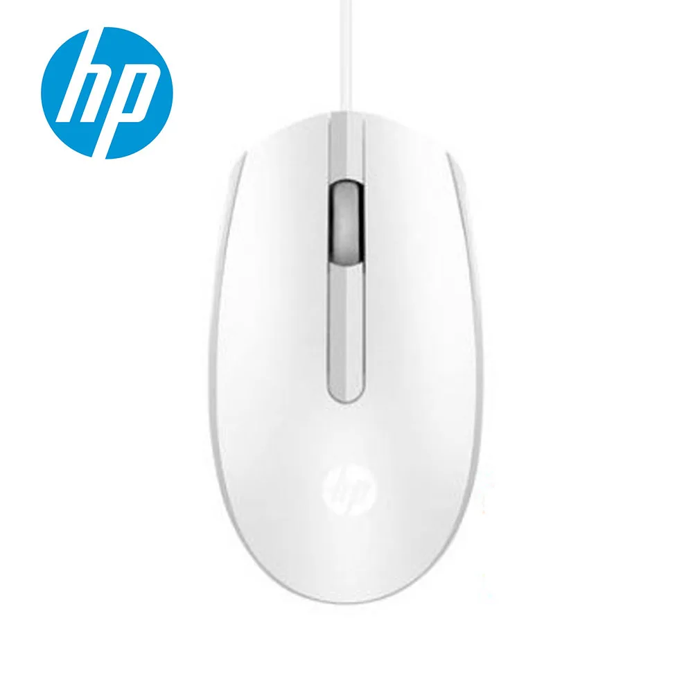 White normal Hp M10 портативная компьютерная мышь эргономичного дизайна проводная Usb деловая офисная мышь матовая текстура мини мышь для компьютера ноутбука - Цвет: White normal