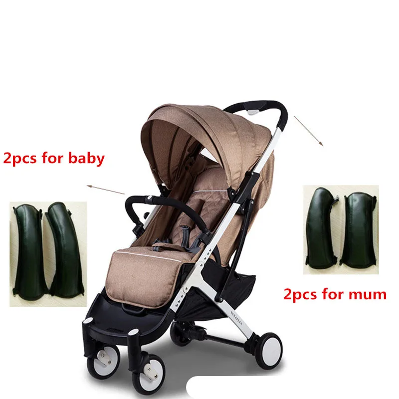 чехол на ручку коляски 4 шт./компл. Детские ручка крышки PU кожаный для ребенка yoya