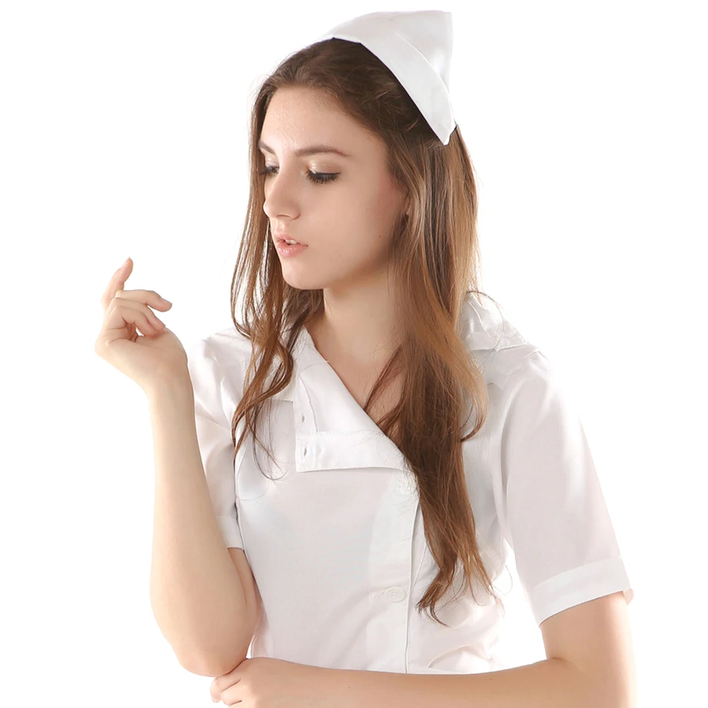 Сексуальная белая униформа Искушение одежда медсестры cosply сексуальное