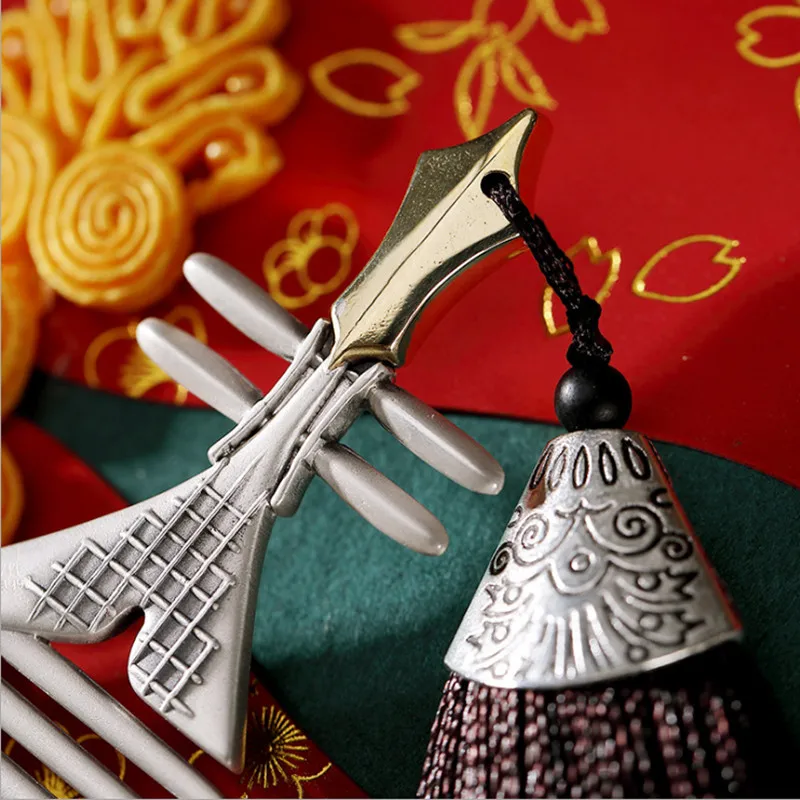 Гребни для волос женские серебро 999 пробы сертифицированные мини-гребни