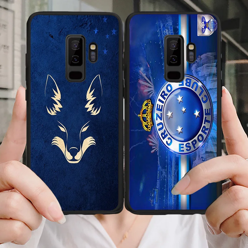 Phone Case FC Cruzeiro For Samsung S6 S7 Edge S8 S9 S10E Note8 Note 9 10 A9 C10 J7 Max DIY Black Soft TPU S10 | Мобильные телефоны