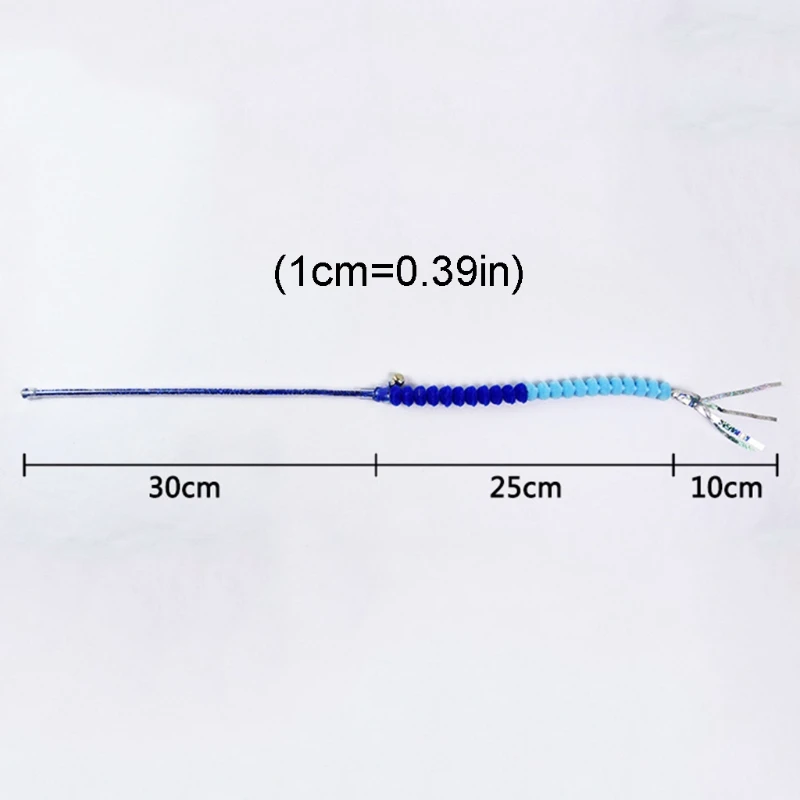 

12 Pcs Cat Interactive Colorful Hairball String Teaser Stick Interactive Funny