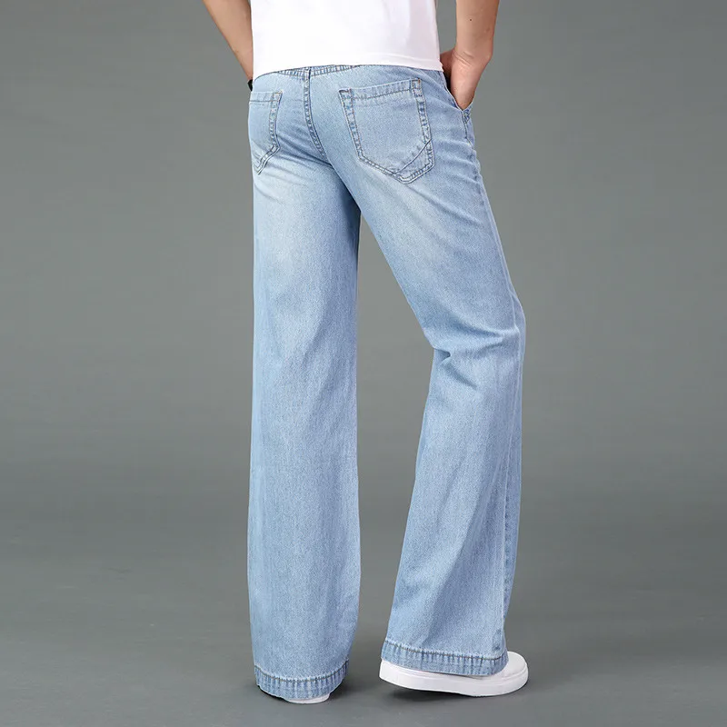 Мужские джинсы Новинка весна лето 2019 мужские с микро Рогом Стрейчевые облегающие