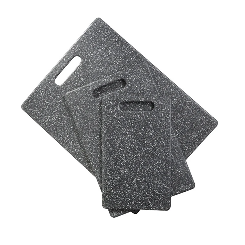 Пластиковая разделочная доска с мраморным дизайном нескользящая кухонная из