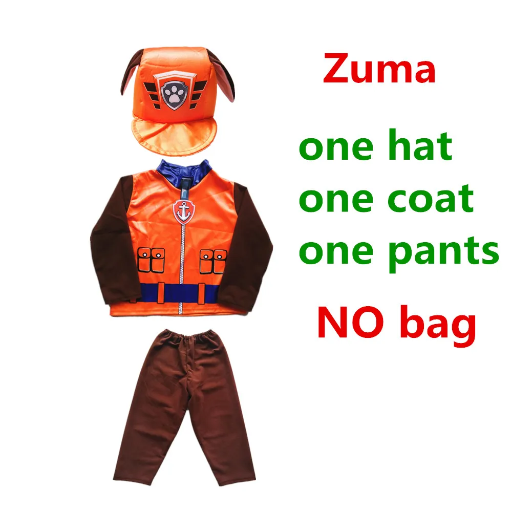 Christmas New Year Costume Kids Boys Girls Birthday Marshall Rubble Chase Skye Cosplay Costumes Zuma Rocky Dress |