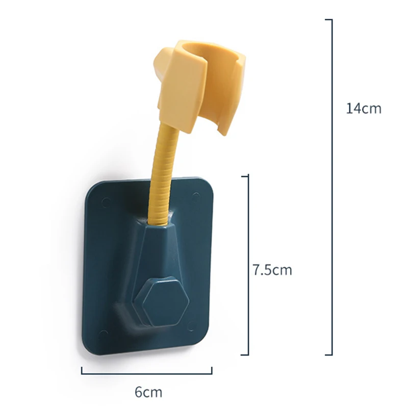 

universal Shower adjustment bracket bathroom paste-type shower nozzle base home punch-free rack Multifunctional