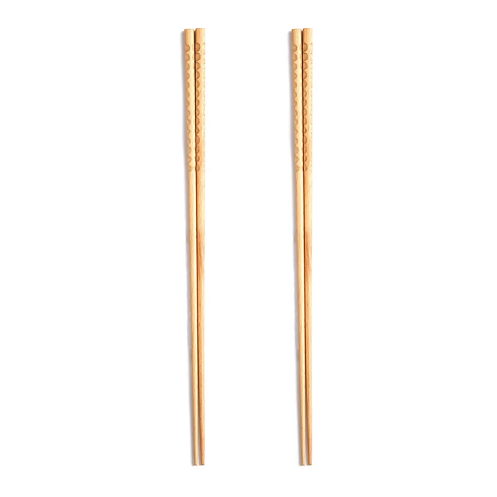 2 пары деревянных удлиненных палочек для еды многофункциональные палочки жарки