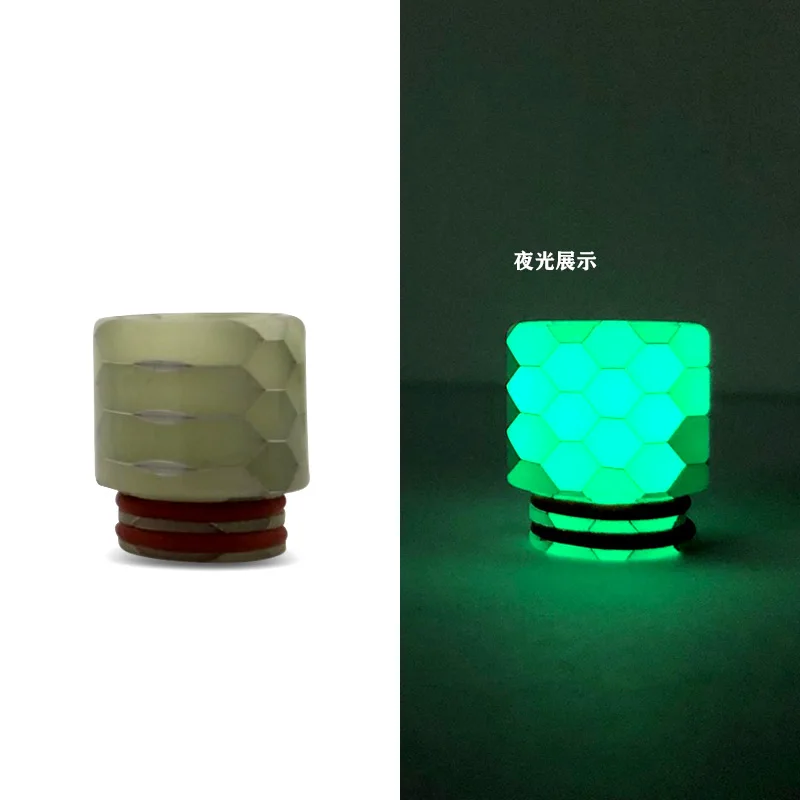 

810 Mouthpiece glowing snake skin resin epoxy drip tip holder for TFV8 Big Baby/TFV12 50pcs