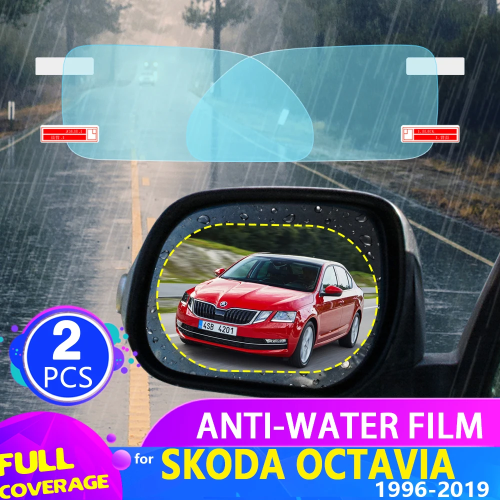 

Car Rearview Mirror Film for for Skoda Octavia 1996~2019 1 2 3 A5 A7 MK1 MK2 MK3 1U 1Z 5E Anti Fog Rainproof Sticker Accessories