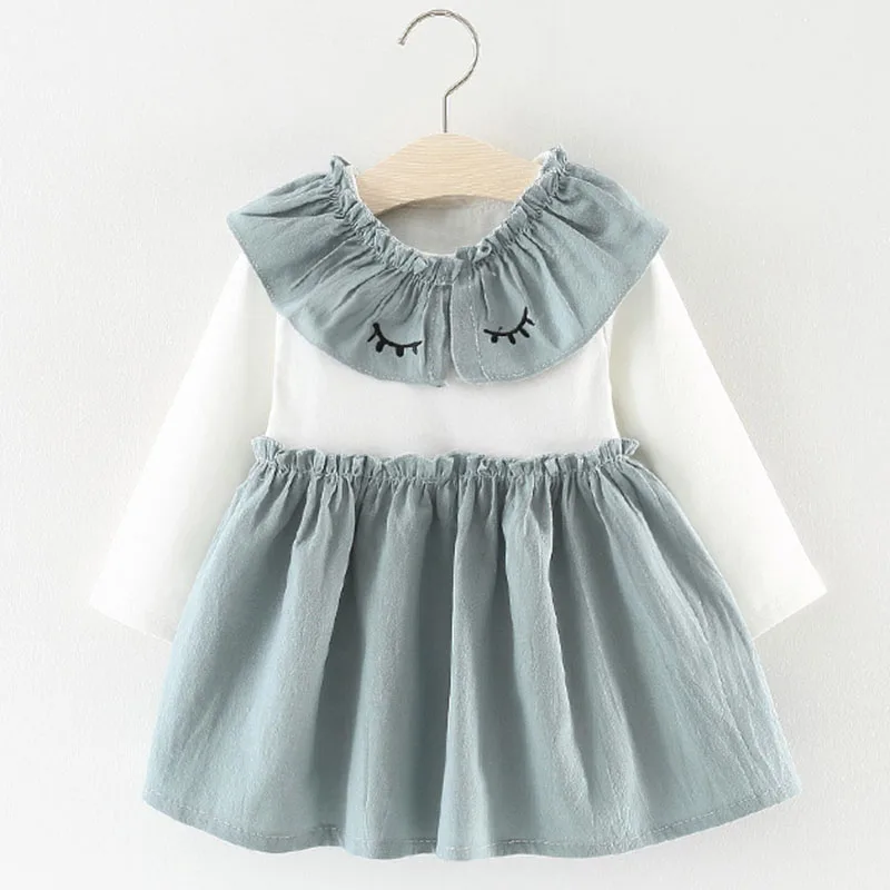 Платье детское Сетчатое ТРАПЕЦИЕВИДНОЕ с длинными рукавами и блестками|Платья| |