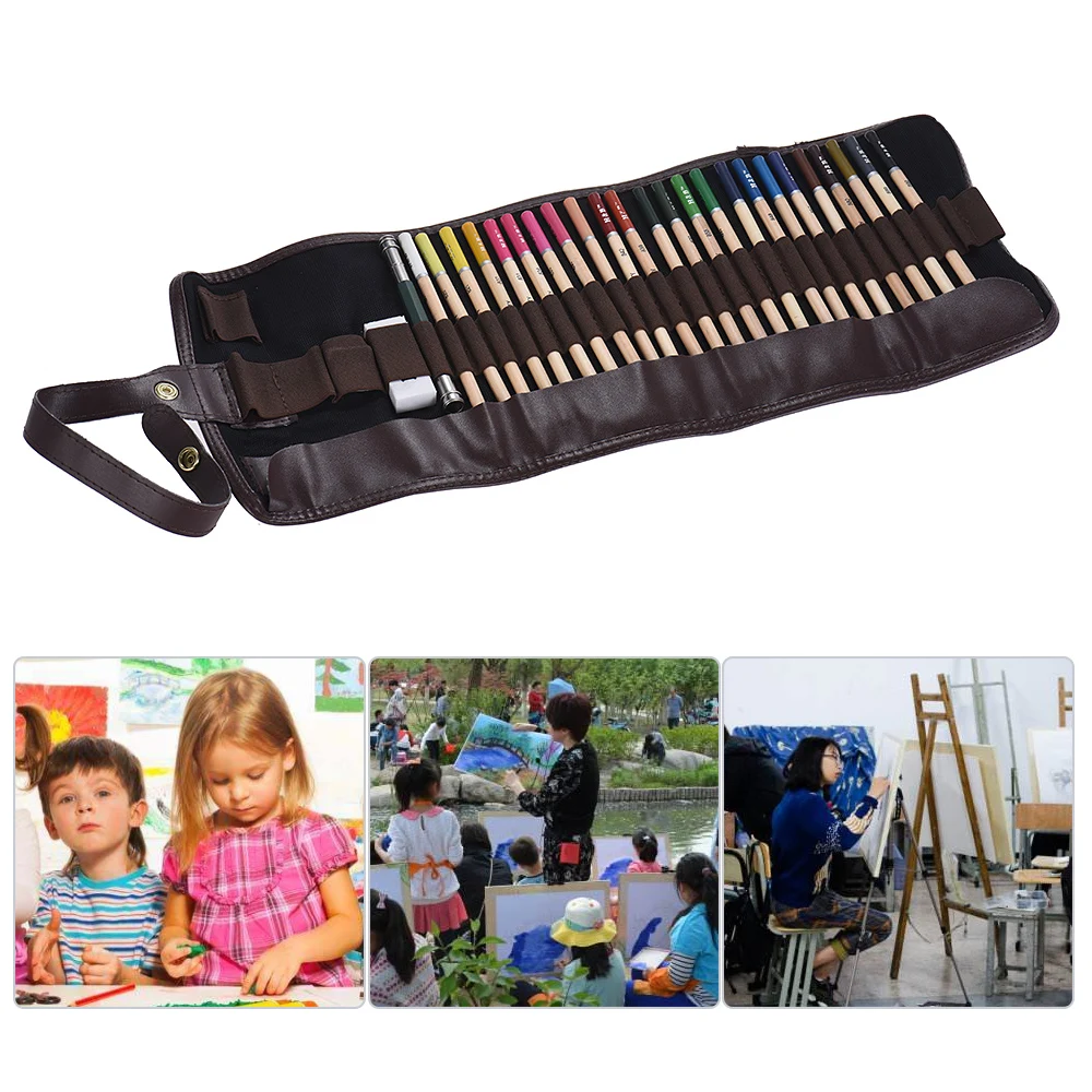 24 цвета Премиум предварительно заточенные цветные ed карандаши набор