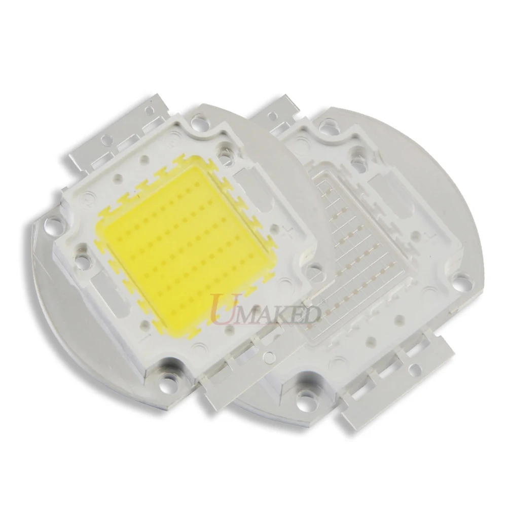 High Power 50W LED Chip Epistar 33/45mil SMD COB Light chips Warm White Cool Red Blue Green Yellow Pink Diode led Bulb Spotlight | Освещение