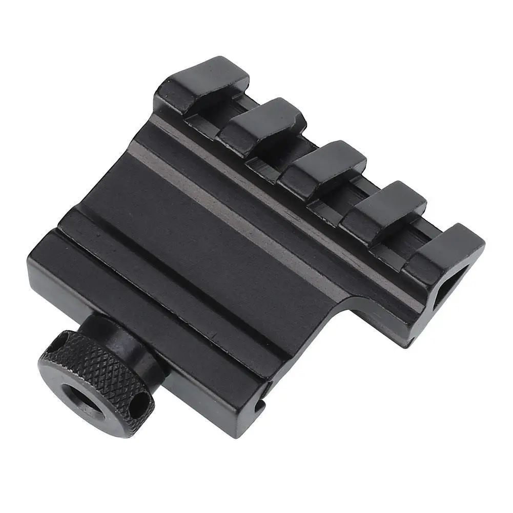 

45 Degree Angle Scope Mount Tactical Offset 20mm Picatinny Weaver Rail Mount Quick Release 4 Slot Side Rail RTS Sight