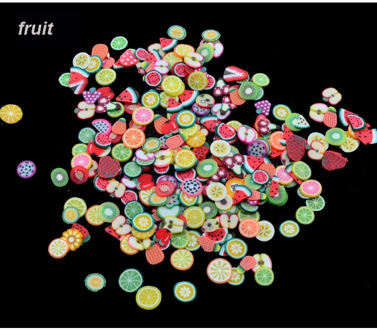 1000x Nail Art Mix Design Fimo Slices Polymer Stickers Decoration Manicure Set | Красота и здоровье
