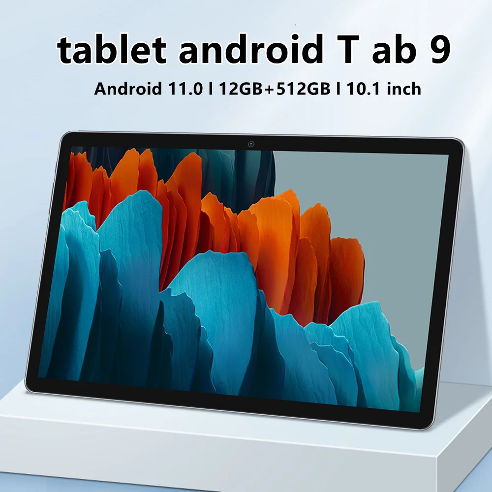 Планшетный ПК 10 дюймов планшет Tab 9 планшет android 12 Гб ОЗУ + 512 Гб ПЗУ с ручкой планшет Android 11,0 вызовы планшет 10 ядер две sim-карты планшет глобальная версия matepad pro 10 1 дюймов 12 512 гб android 10 ядер