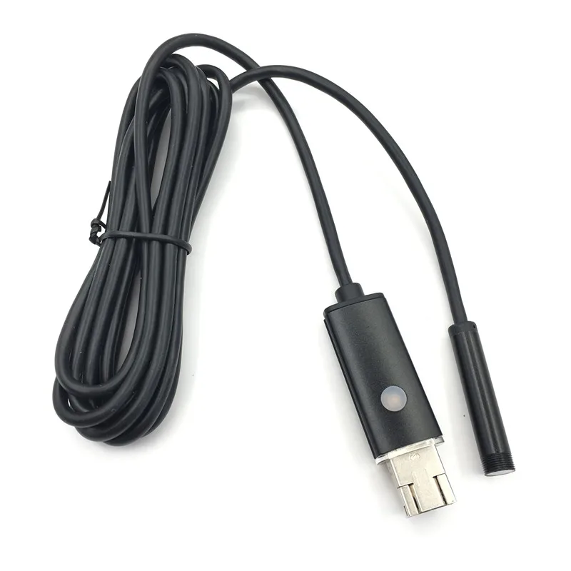 USB эндоскоп с объективом 7 мм 720P 6 светодиодный одов 1/2/7 мм|Компактные видеокамеры|