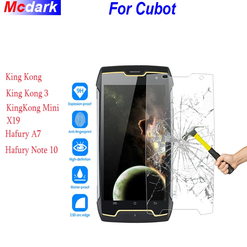 Закаленное стекло 9H для Cubot Hafury A7 Note 10 King Kong 3 KingKong Mini X19 защитная пленка экрана