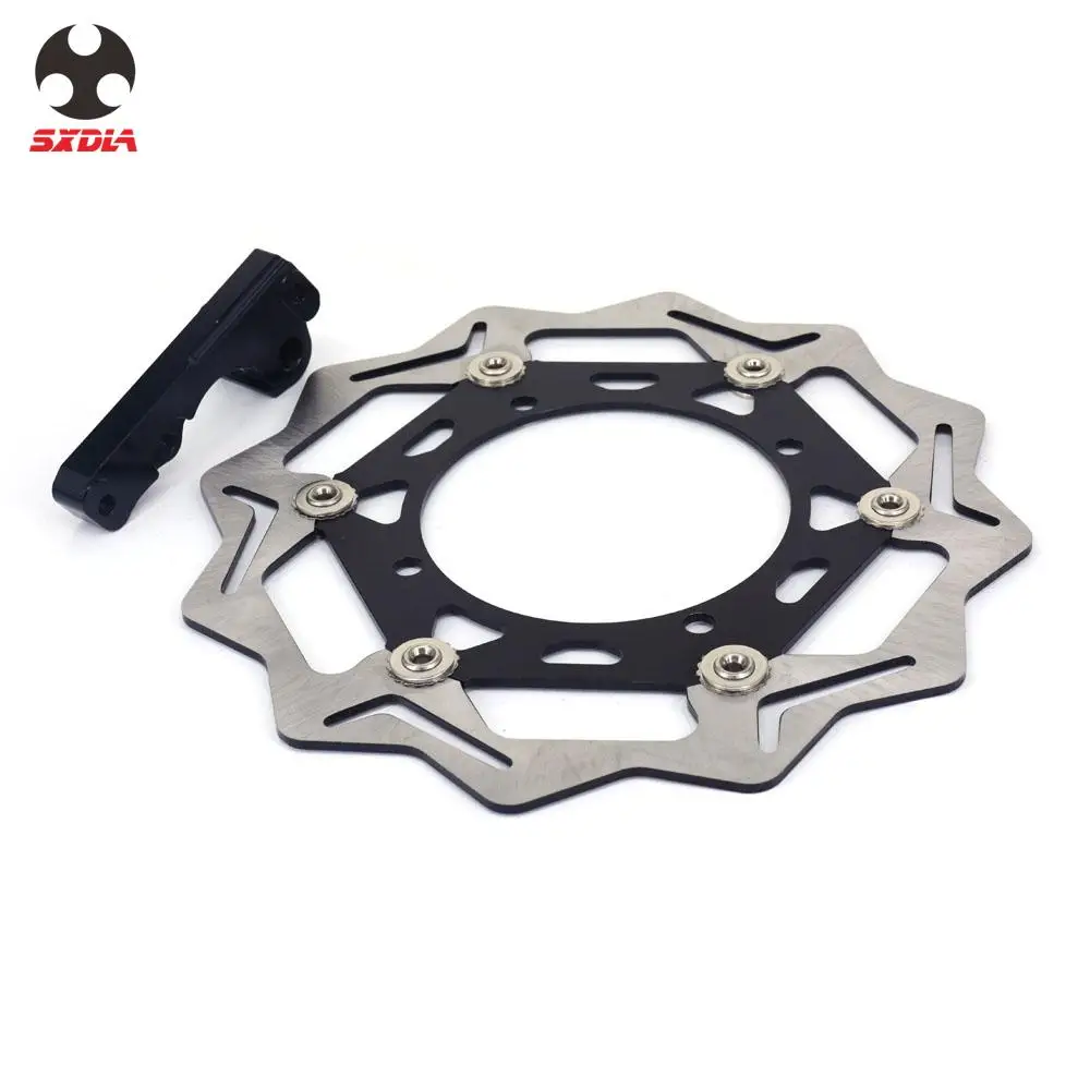 Мотоцикл 270 мм плавающие тормозные диски ротор с кронштейном для SUZUKI RMZ250 2007 2015 RMZ450