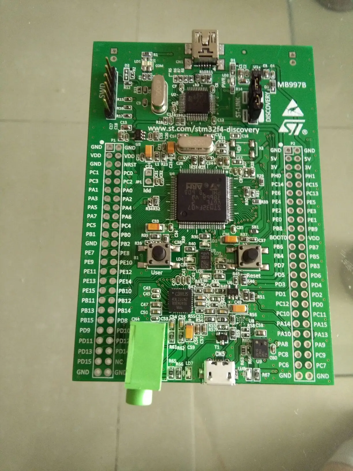 

STM32 Series Board STM32F4Discovery STM32F407 Cortex-M4