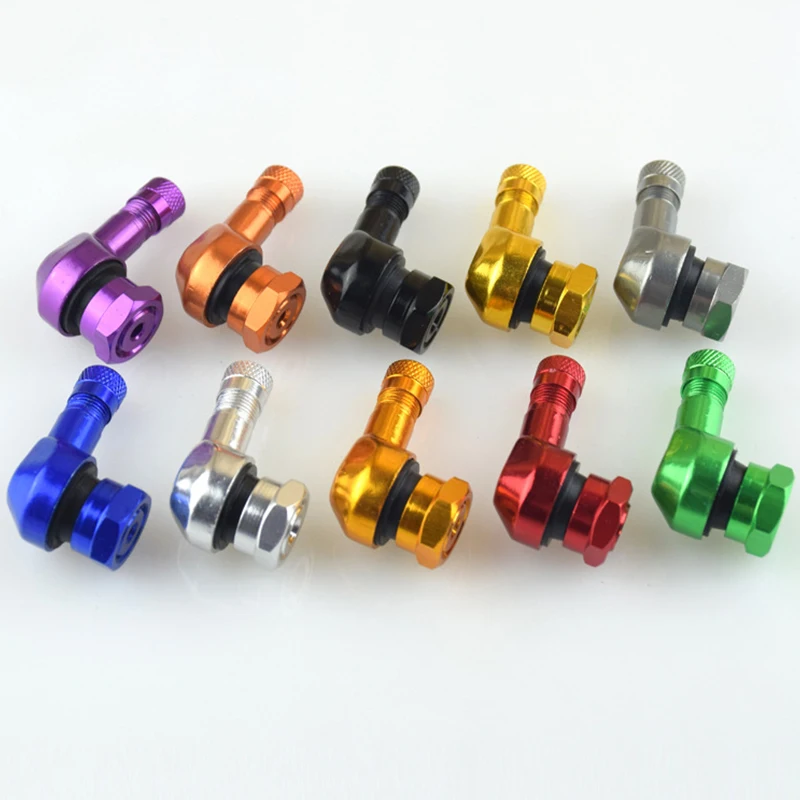 

2 шт., бескамерные штоки из алюминиевого сплава для колес мотоцикла