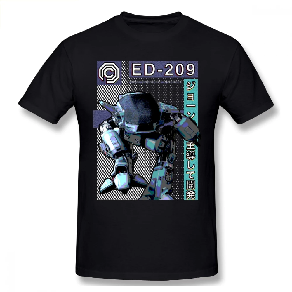 

Robocop ED-209 T Shirt Plus Size Cotton Crewneck Short Sleeve Men T Shirt