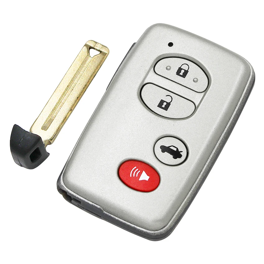 Чехол для автомобильного ключа с 2/3/4 кнопками Toyota ключ Camry Avalon Corolla Prius RAV4 Highlander 4