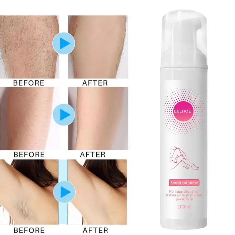

2021 New Hair removal foam cream mousse spray body no no pain bikini Convenient spray removal irritating hair harm not B5W6