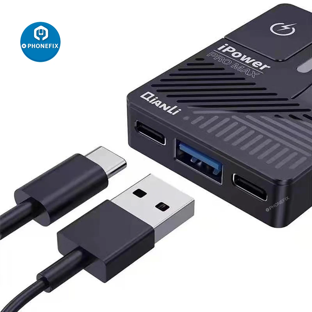 QIANLI iPower Pro MAX тест Power Supply кабель для передачи данных iPhone 6 7 8 X XS XSMAX 11 11Pro Max DC питания