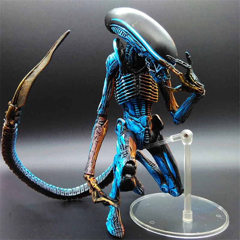 NECA фигурка "чужой" Xenomorph игрушечные инопланетяне синий инопланетянин figma