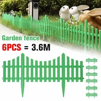 12pcs plastic garden border fencing fence panels 600x330mm outdoor landscape decor edging yard easy install insert ground type