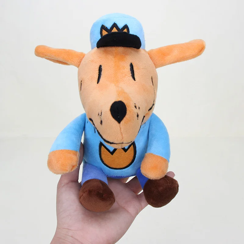 Симпатичная собака Мужская плюшевая игрушка детектив хлопок мягкие животные