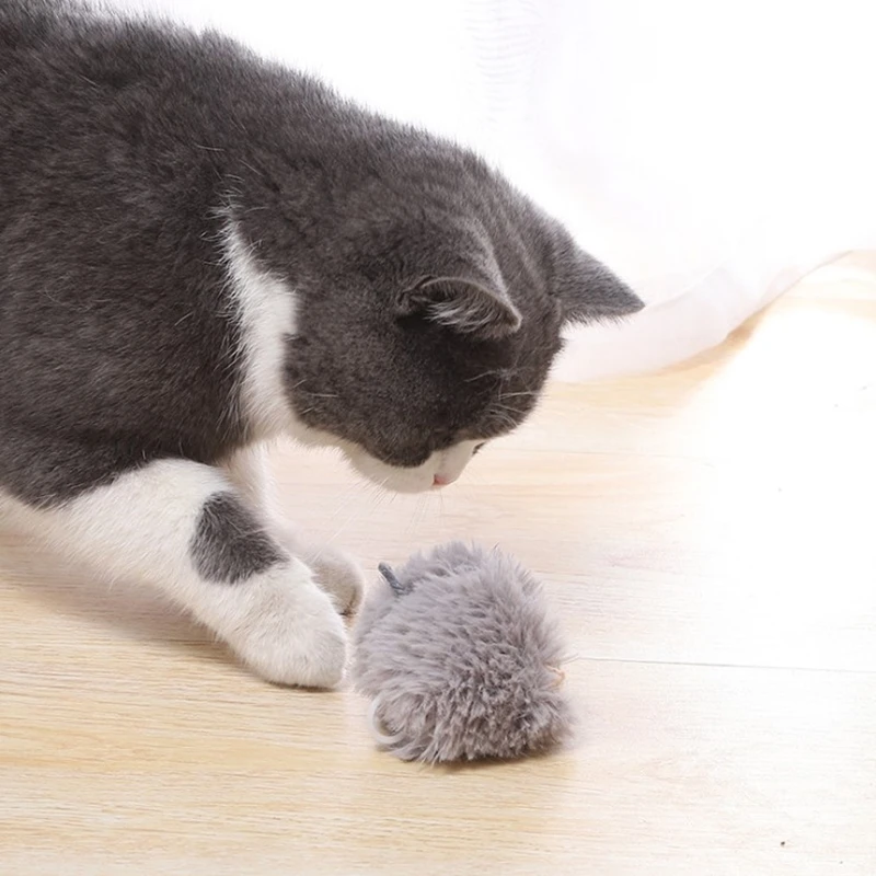 

1pcs Cat Toy New Plush Simulation Mouse Plushs Mouses Cats Scratch Bite Resistance Interactive Playing Fidget Toys Accessories