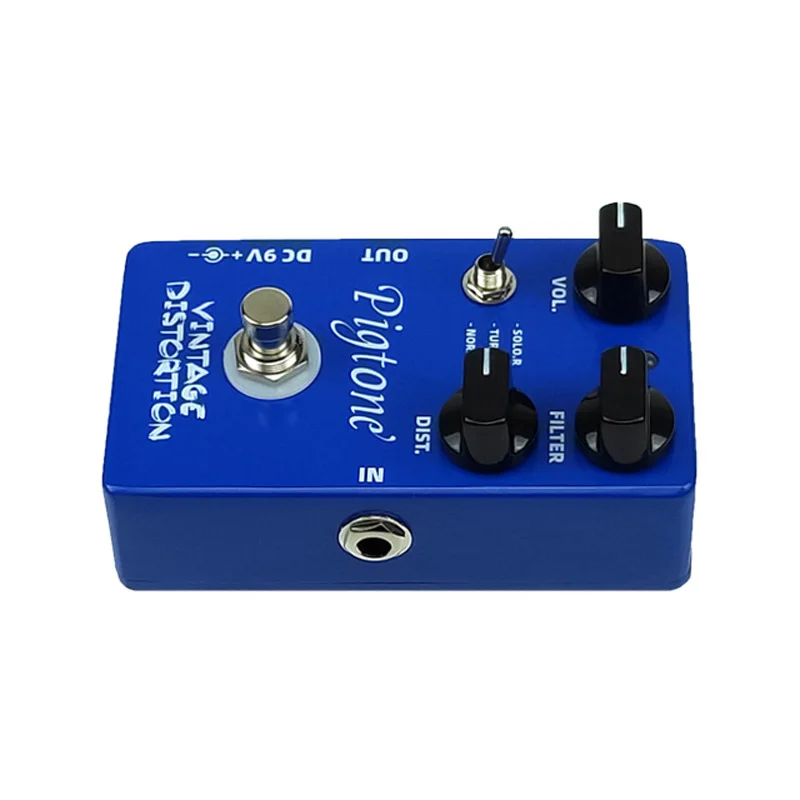 pigtone pp 06 vintage distortion gitarre effekt pedal akustische elektrische gitarre zubehör effekte pedale echte bypass free global shipping