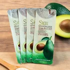 Скраб для тела с маслом Ши, гель для душа, отшелушивающий, долговечный увлажняющий, разглаживающий и отбеливающий образец, одна штука