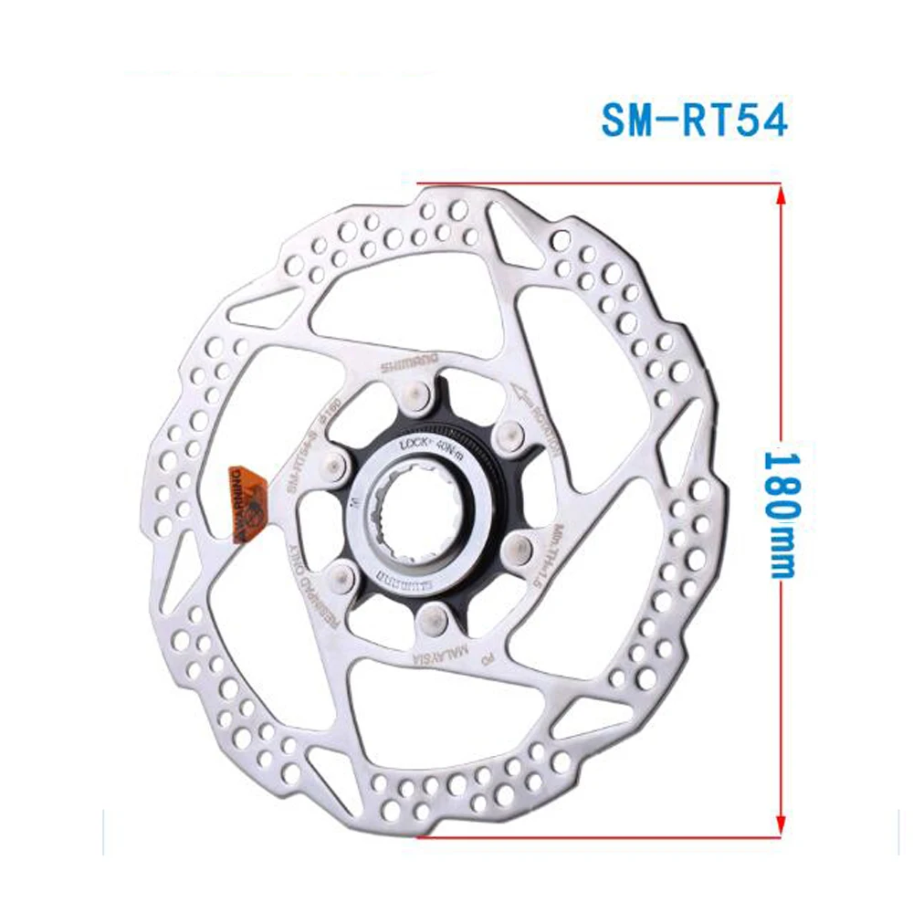 

DISC Brake Disc Rotor SM RT54 CENTER LOCK SUIT Mountain Bikes Disc RT54 For Shimano XT SLX DEORE 160MM 180mm MTB Bike Parts