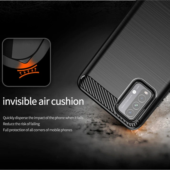 

For Xiaomi Redmi 9T Case For Redmi Note 9T 8T Poco M3 X3 Mi 11 10i 10T Cover Shockproof Silicone Protective Bumper For Redmi 9T