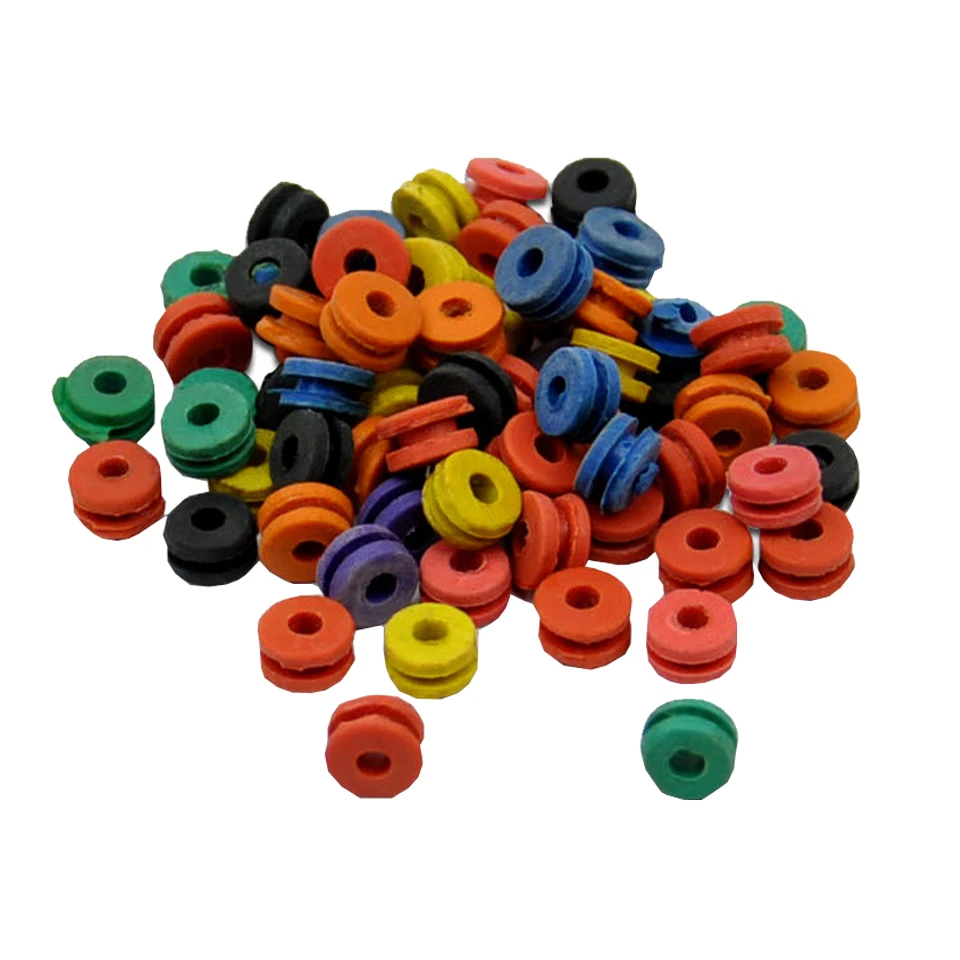 100pcs/lot H Shape Tattoo Machine Rubber Nipple Half Grommets Piston Pin Needle Mat Pad Cushion | Красота и здоровье