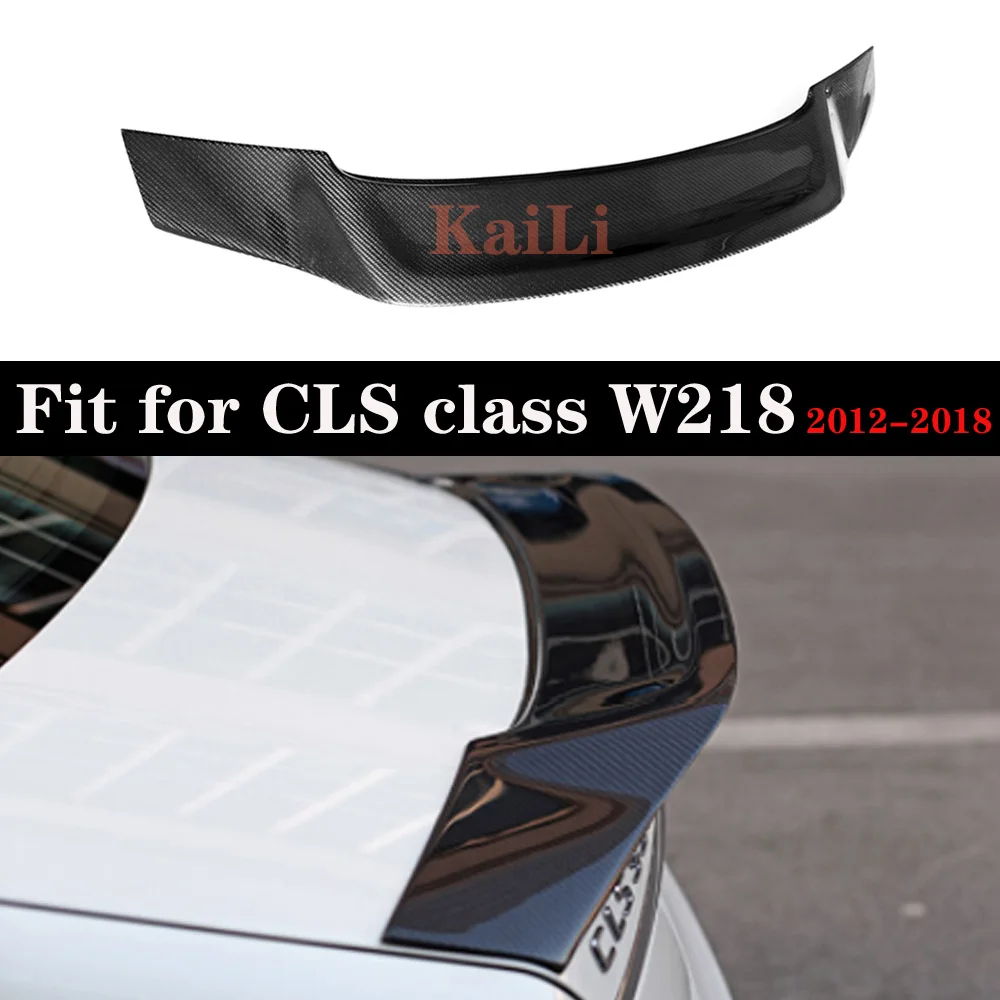Задний спойлер из углеродного волокна в стиле R крыло для Mercedes CLS Class C218 седан 2012 2017